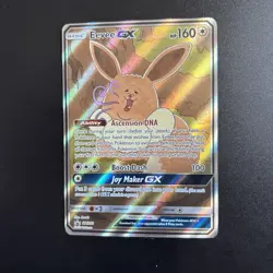 Eevee GX SM233 Full Art Promo Black Star Ultra Rare Holo Pokemon TCG Card NM - Image 1