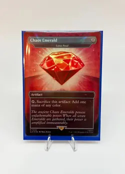 Chaos Emerald (Lotus Petal) Red 7032 Secret Lair Drop Sonic Bonus MTG NM FOIL - Image 1