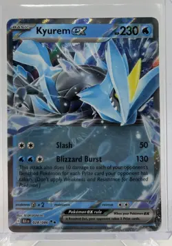 Pokemon TCG - Kyurem ex 028/086 Sv: Black Bolt Holo Double Rare - NM/M - Image 1