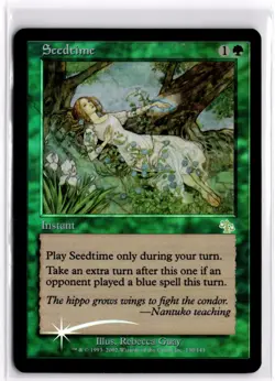 FOIL Seedtime DMG Judgement x1 MTG Magic: the Gathering - Image 1