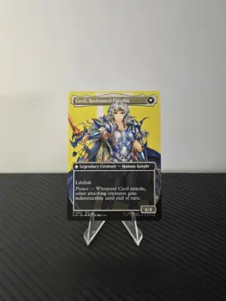 MTG Cecil, Dark Knight / Cecil, Redeemed Paladin #380 Borderless - Image 2