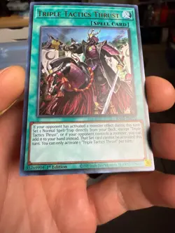 Yugioh Triple Tactics Thrust RA03-EN072 1st Edition Ultra Rare NM  - Image 4