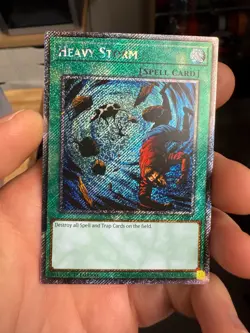 Yugioh! Heavy Storm (Platinum Secret Rare) RA03-EN092 1st Ed - Image 1