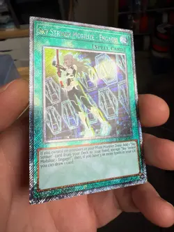 YUGIOH SKY STRIKE MOBILIZE ENGAGE! RA03-EN269 1ST PLATINUM SECRET - Image 2