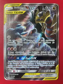 Garchomp & Giratina GX SM193 Holo Promo Card Sun and Moon Team LP - Image 1