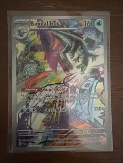 PokÃ©mon TCG Baxcalibur Card 210/193 IR Sv02: Paldea Evolved 2023 - Image 1