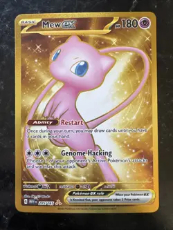 PokÃ©mon Card - Mew ex 205/165 Scarlet & Violet 151 Gold Ultra Holo Rare - Image 1