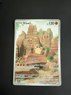 PokÃ©mon TCG Scarlet & Violet Base Set #217/198 Klawf SV01 Full Art Holo Card - Image 1