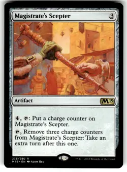 Magistrate's Scepter Core Set 2019 Regular MTG NM - Image 1