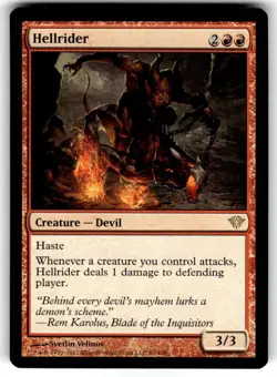 Hellrider Dark Ascension Regular MTG - Image 1