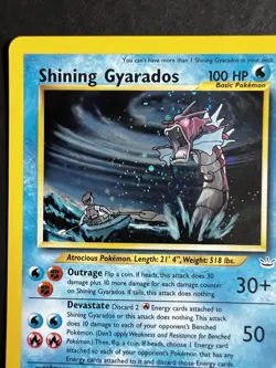 ðŸ”¥PokÃ©mon Neo Revelation 2001 Shining Gyarados Holo Secret Rare Card 65/64 - Image 11