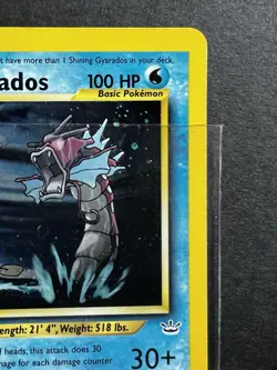 ðŸ”¥PokÃ©mon Neo Revelation 2001 Shining Gyarados Holo Secret Rare Card 65/64 - Image 3