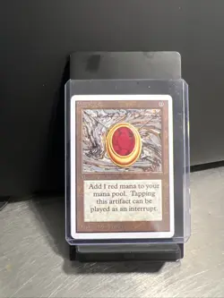 Mtg Mox Ruby Unlimited Edition - Never Played - Magic The Gathering - Image 1