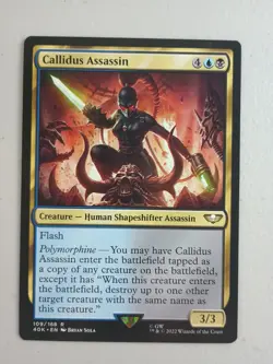 Magic The Gathering Callidus Assassin 40K 109 Regular MTG NM  - Image 1
