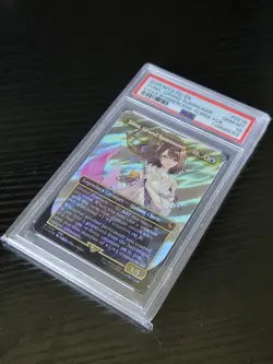 Yuna, Grand Summoner MTG Final Fantasy Char Borderless - Surge Foil #0216 PSA 10 - Image 3