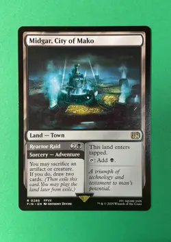 Midgar, City of Mako 0286  MTG Final Fantasy Magic The Gathering - Image 1