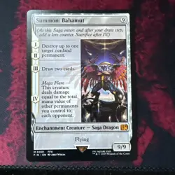 (MTG: Final Fantasy, 2025, M 0001, Mythic, Non-Foil) Summon: Bahamut - Image 1