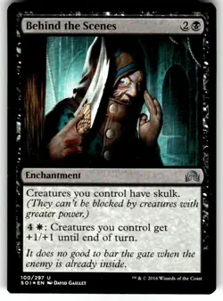 FOIL MTG Behind the Scenes Shadows over Innistrad Regular - Image 1