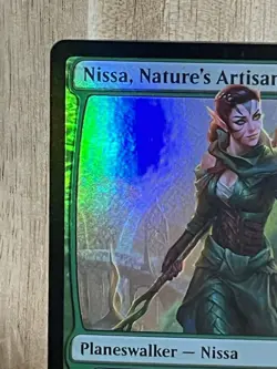 Awesome Magic The Gathering MTG Card Nissa Natureâ€™s Artisan 270/264 Foil LP - Image 2