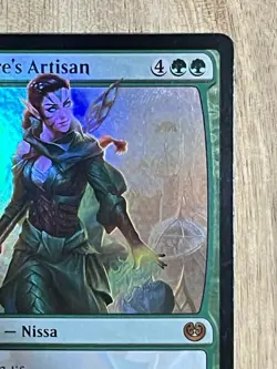 Awesome Magic The Gathering MTG Card Nissa Natureâ€™s Artisan 270/264 Foil LP - Image 3