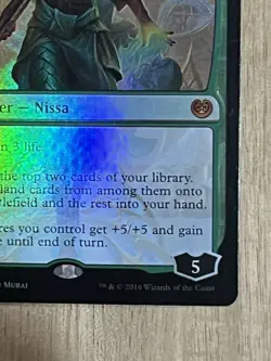 Awesome Magic The Gathering MTG Card Nissa Natureâ€™s Artisan 270/264 Foil LP - Image 4