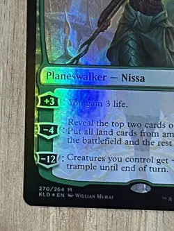 Awesome Magic The Gathering MTG Card Nissa Natureâ€™s Artisan 270/264 Foil LP - Image 5