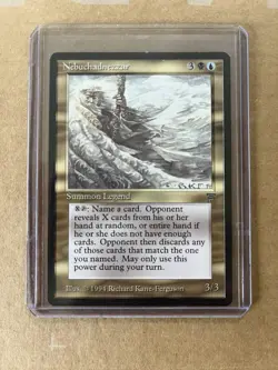 NEBUCHADNEZZAR English Legends Vintage MTG (NM) - Image 1