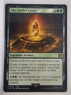 Mtg - The Earth Crystal - FINAL FANTASY (FIN) - Rare - NM - Image 1