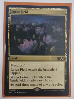 Mtg - Lotus Field - Core Set 2020 (M20) -Rare - Nm - Image 1