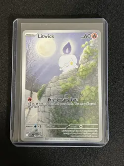 Pokemon TCG - Litwick - 101/086 - Illustration Rare - SV: White Flare - Image 1