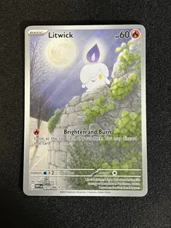 Pokemon TCG - Litwick - 101/086 - Illustration Rare - SV: White Flare - Image 3