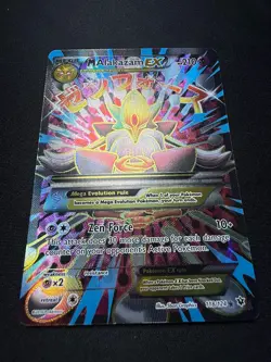 Mega M Alakazam EX Full Art Holo 118/124 XY Fates Collide Near Mint PokÃ©mon Card - Image 16
