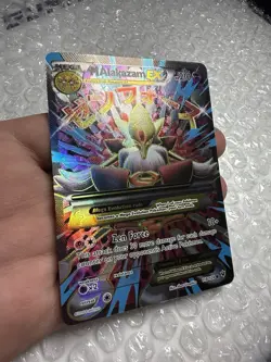 Mega M Alakazam EX Full Art Holo 118/124 XY Fates Collide Near Mint PokÃ©mon Card - Image 3