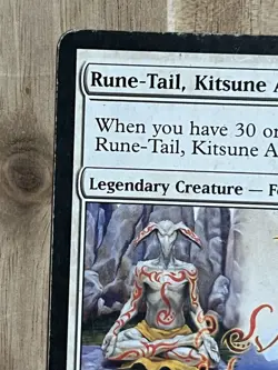 Awesome Magic The Gathering MTG Card Rune-tail Kitsune Ascendant 27/165 MP - Image 2