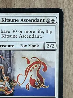 Awesome Magic The Gathering MTG Card Rune-tail Kitsune Ascendant 27/165 MP - Image 3