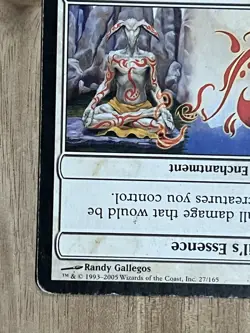Awesome Magic The Gathering MTG Card Rune-tail Kitsune Ascendant 27/165 MP - Image 5