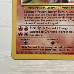 Charizard 4/102 Base Set Holo Rare PSA 4 Vintage Pokemon Card - Image 2