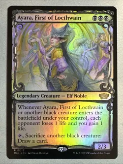 MTG / Ayara, First of Locthwain / MUL / #0013 / FOIL / Rare / NM - Image 1