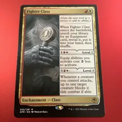 MTG - Fighter Class: Adventures in the Forgotten Realms NM - Image 1