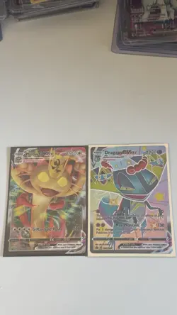 Meowth VMAX SWSH005 & Dragapult VMAX SWSH097 Sword & Shield Promo Pokemon TCG  - Image 1