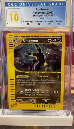 âš«ï¸MYSTERY GRADED 10 UMBREON POKEMON ULTRA RARE CARDâš«ï¸ PSA 10 |CGC 10 |BECKETT 10 - Image 2