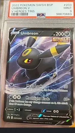 âš«ï¸MYSTERY GRADED 10 UMBREON POKEMON ULTRA RARE CARDâš«ï¸ PSA 10 |CGC 10 |BECKETT 10 - Image 9