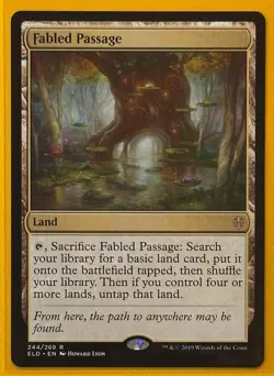 MTG {Fabled Passage} Throne of Eldraine #244/269 Regular Rare NM/Unplayed - Image 1