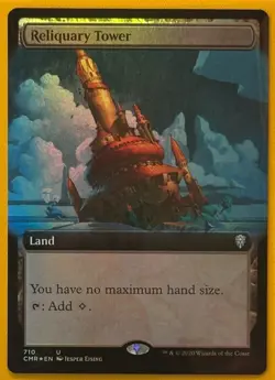 [FOIL] MTG Reliquary Tower (Extended Art) 710 | NM | Commander Legends (CMR) - Image 1