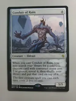 MTG Conduit of Ruin Battle for Zendikar Regular Rare - Image 1