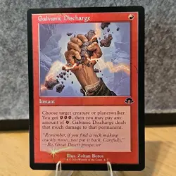 MTG Galvanic Discharge Modern Horizons 3 Foil Retro Frame #417 NM Fresh Pull - Image 1