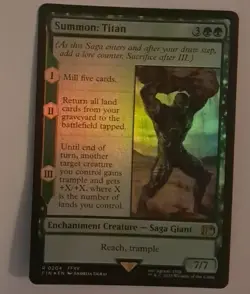 Summon: Titan FOIL NM FINAL FANTASY Magic the Gathering MTG - Image 1