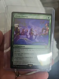 Elven Chorus 160 Lord Rings Tales Middle-Earth Magic MTG LTR PACK FRESH  - Image 1