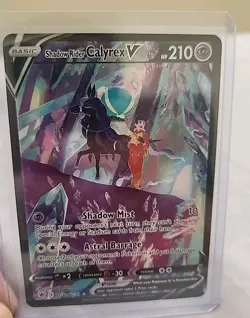POKEMON TCG ASTRAL RADIANCE SHADOW RIDER CALYREX V TG17/TG30 TRAINER GALLERY NM - Image 1