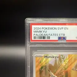 2024 POKEMON SVP EN-SV BLACK STAR PROMO #075 MIMIKYU PSA 10 - Image 3